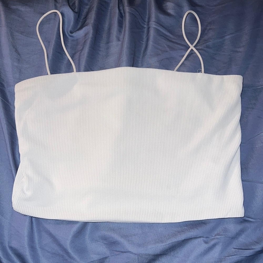 SHEIN White Cropped Top | Size Small